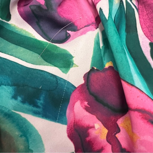 Fabletics Pink and Green Floral Athletic Shorts size 1XL - Picture 2 of 14